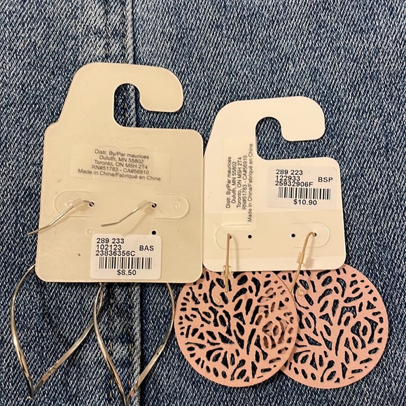 2 pairs of earrings from maurices. - Picture 2 of 2